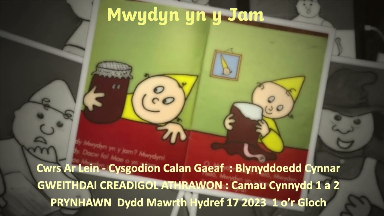 Gweithdy llyfrau Rala Rwdins Angharad Tomos