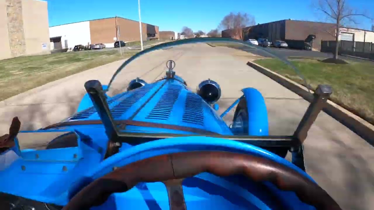 1927 Bugatti Type 35B Supercharged Pur Sang Driving Video
