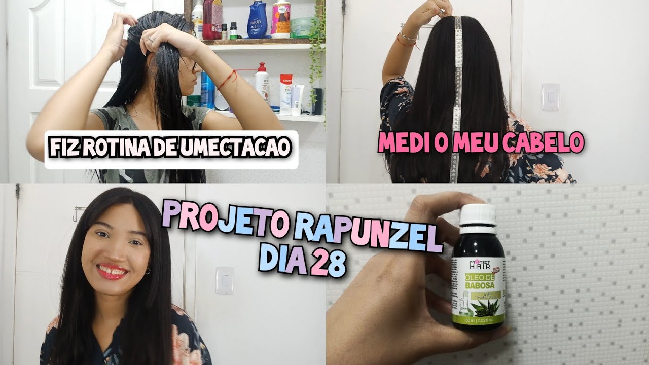PROJETO RAPUNZEL DIA 28 | ROTINA DE CUIDADOS UMECTAÇÃO - Danii Veiroli