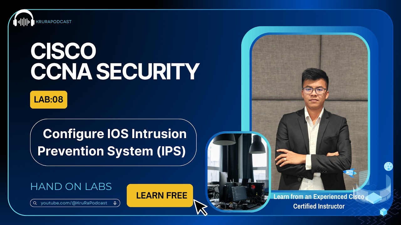 EP08: CCNA Security: LAB: Configure IOS Intrusion Prevention System (IPS)