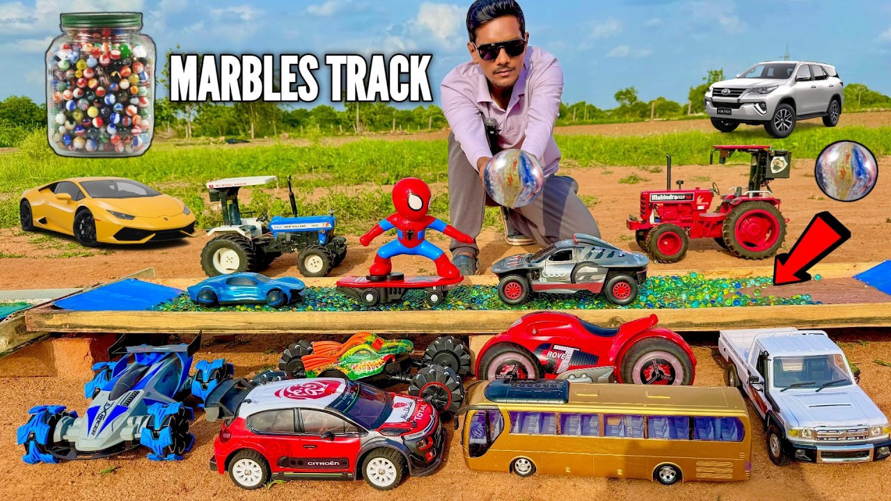 I Build A Giant RC Marbles Track for RC Off-road Car - Chatpat toy TV