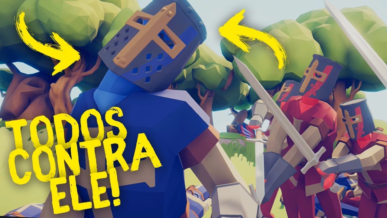 UM POR TODOS E TODOS CONTRA UM! | Totally Accurate Battle Simulator (TABS)