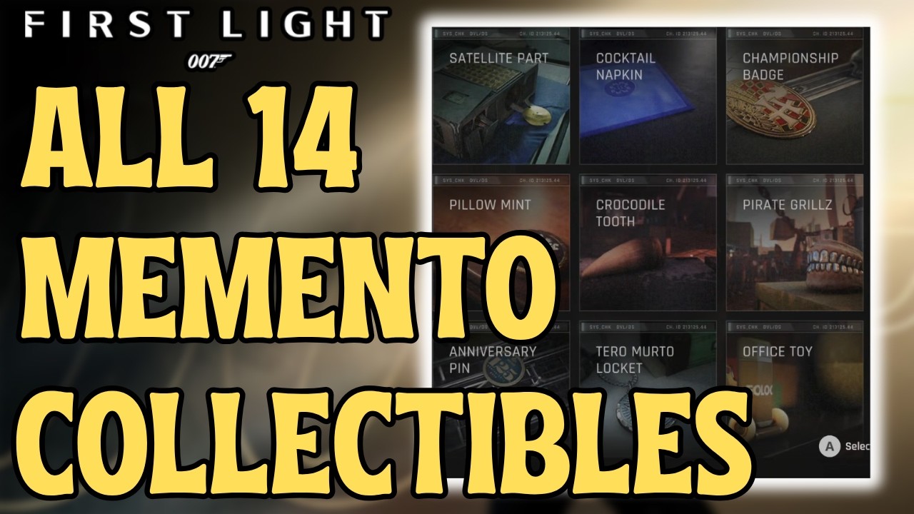 Все локации мементо в 007 First Light