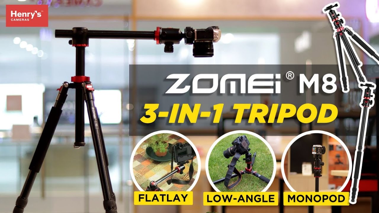 Zomei M8 | Multipurpose Tripod for Flatlay and Low-angle Shooting