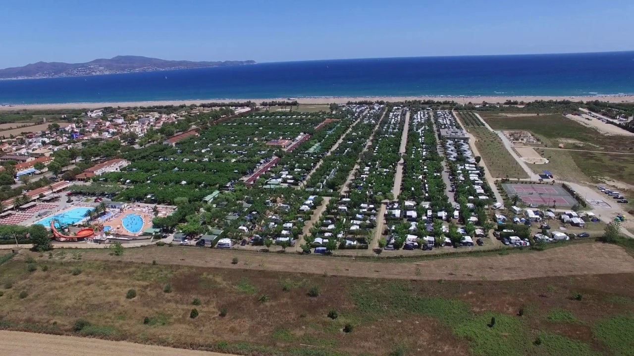 Spanien Sant Pere Pescador Camping L'Amfora Juli-August 2019 DJI Phantom 3 Professional 4k