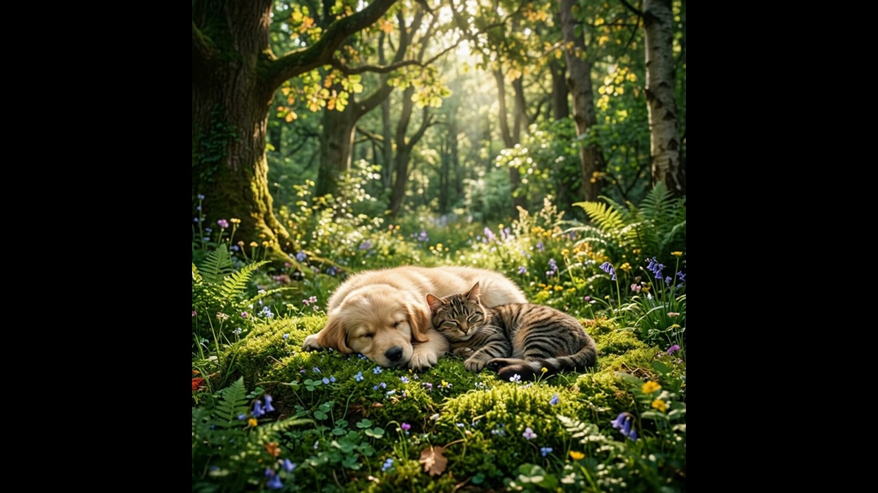 [Pet Music] Nature Sounds & Ambient - Calm Forest BGM for Dog & Cat Anxiety Relief (432Hz+528Hz)