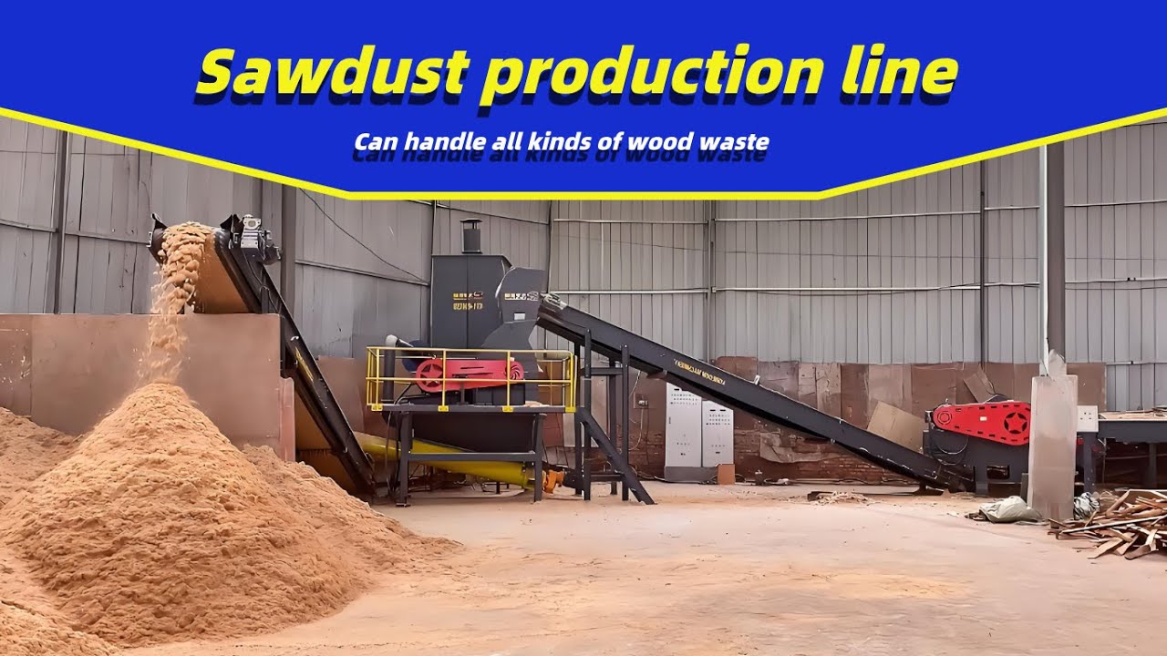 Efficient Wood Crushing Production Line:The Chipper Accurately Slices,and the Crusher Finely Shreds!