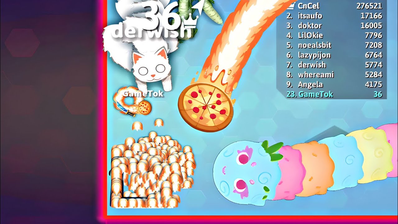 Snake.Io🐍 I Found Delicious Score in Snake.io Map 🐍 Epic Snakeio Gameplay Snake Game 🐍