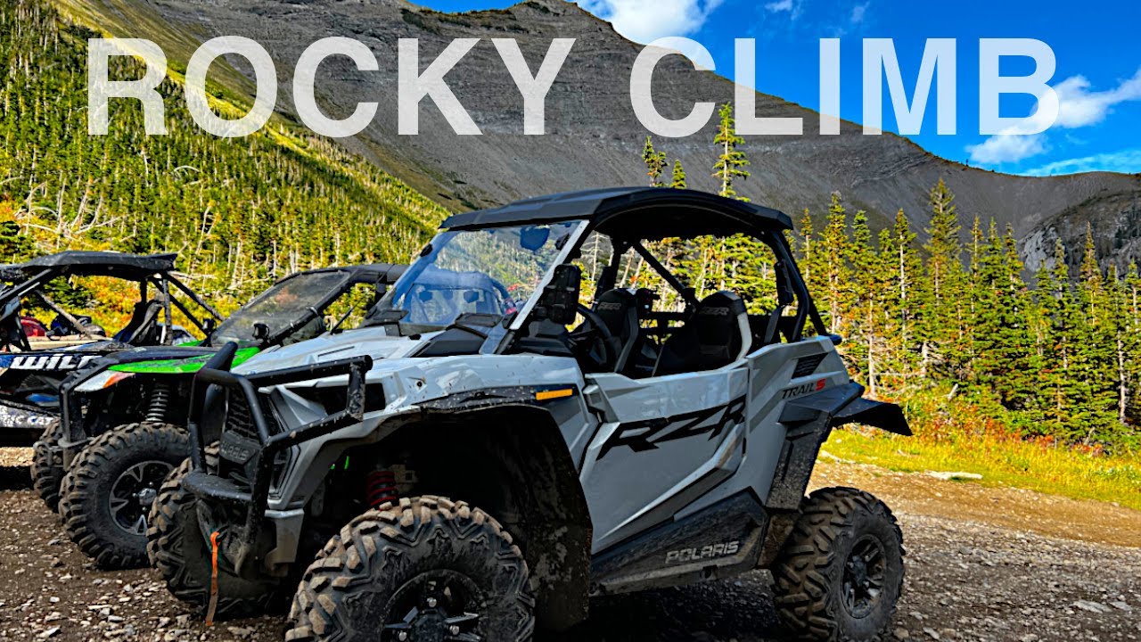 First Rocky Climb On Alberta Road Trip // Polaris RZR Trail S 1000 Ultimate