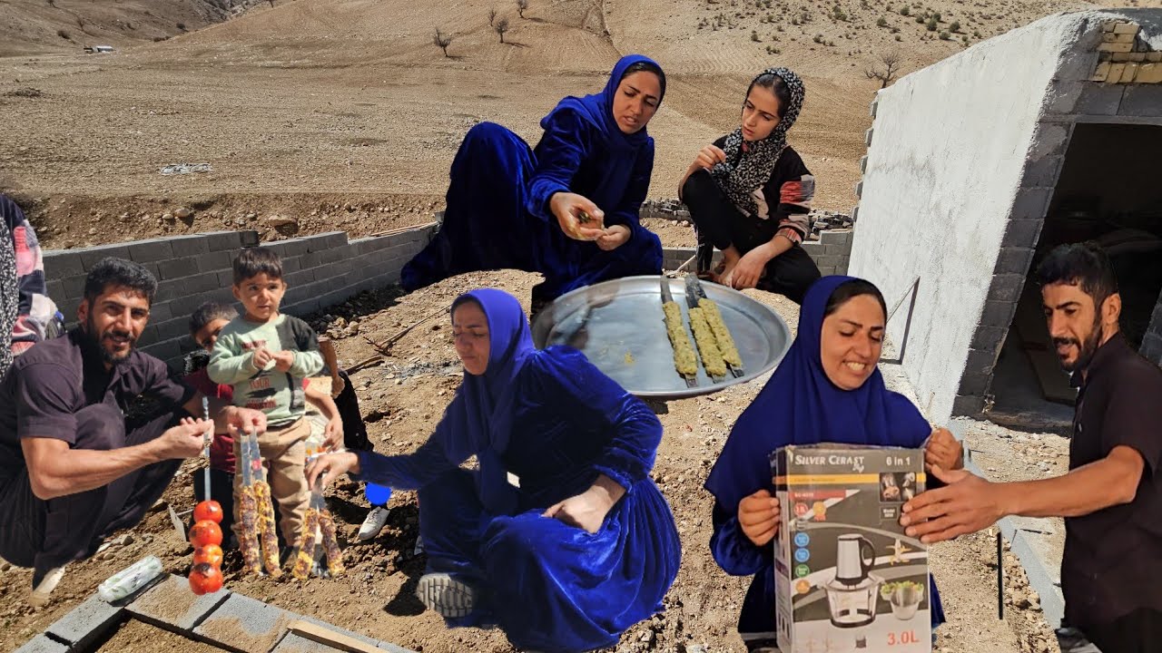 A Happy Day for Ali's Family: Ali's Gift to Farzaneh for Cooking Traditional Iranian Dishes