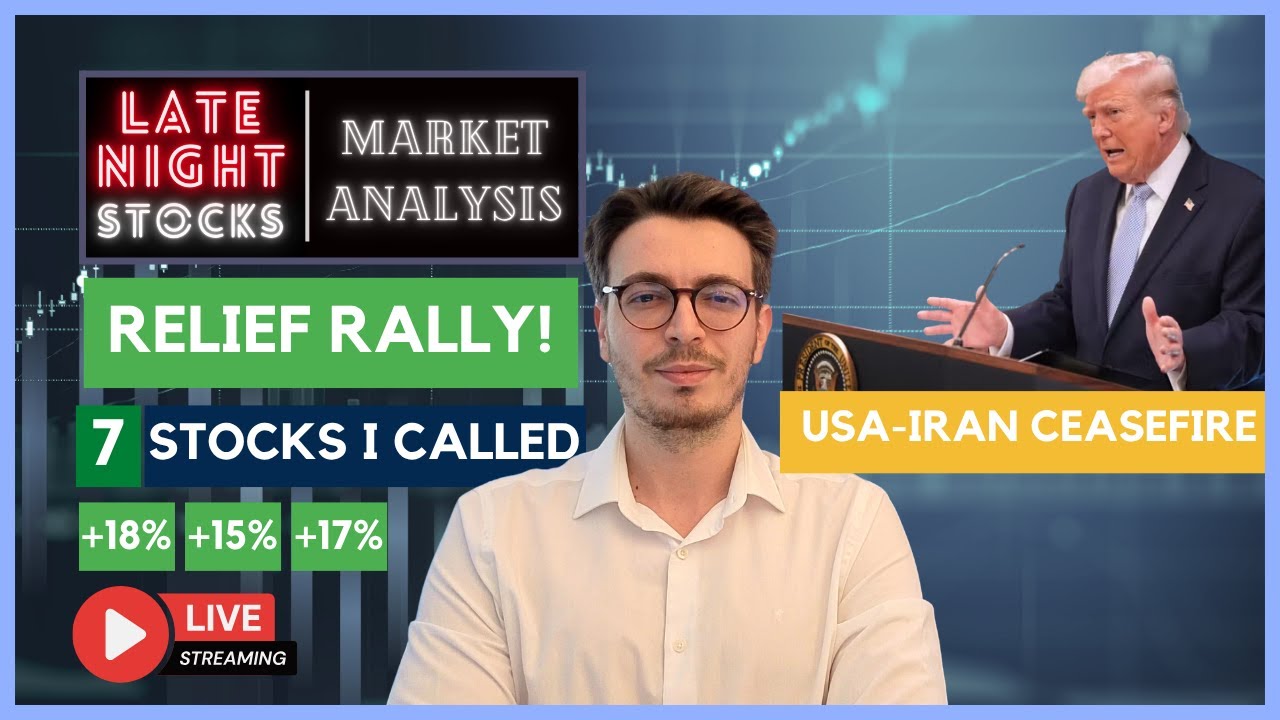 🔴 Iran Ceasefire: 7 Stocks made HUGE gains!
