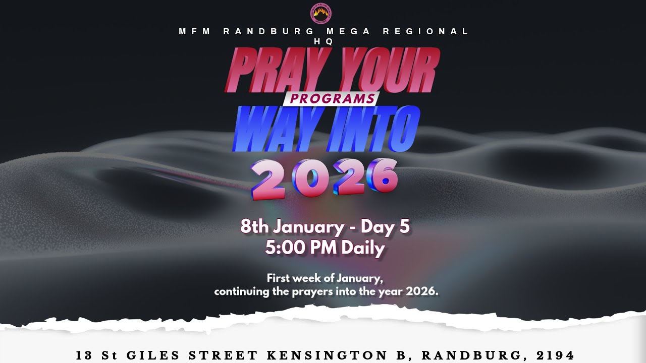 PRAY YOUR WAY SERVICE - DAY 5 (08 JANUARY 2026)