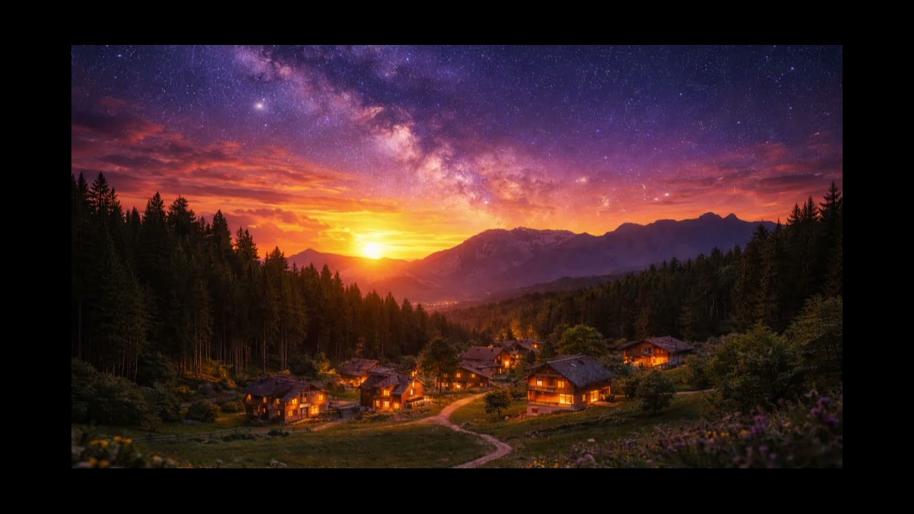 Village Under The Milky Way