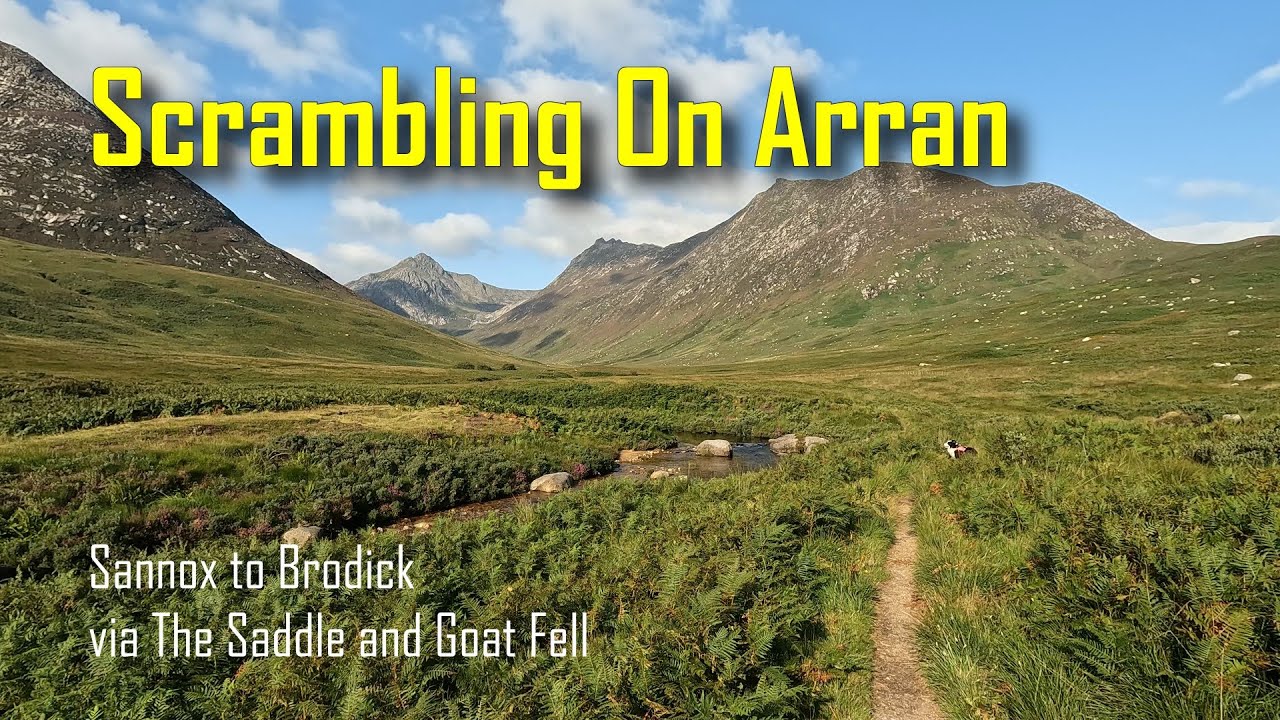 How to escape from Glen Sannox on the Isle of Arran · Grade 1 scramble...and a bit of geology