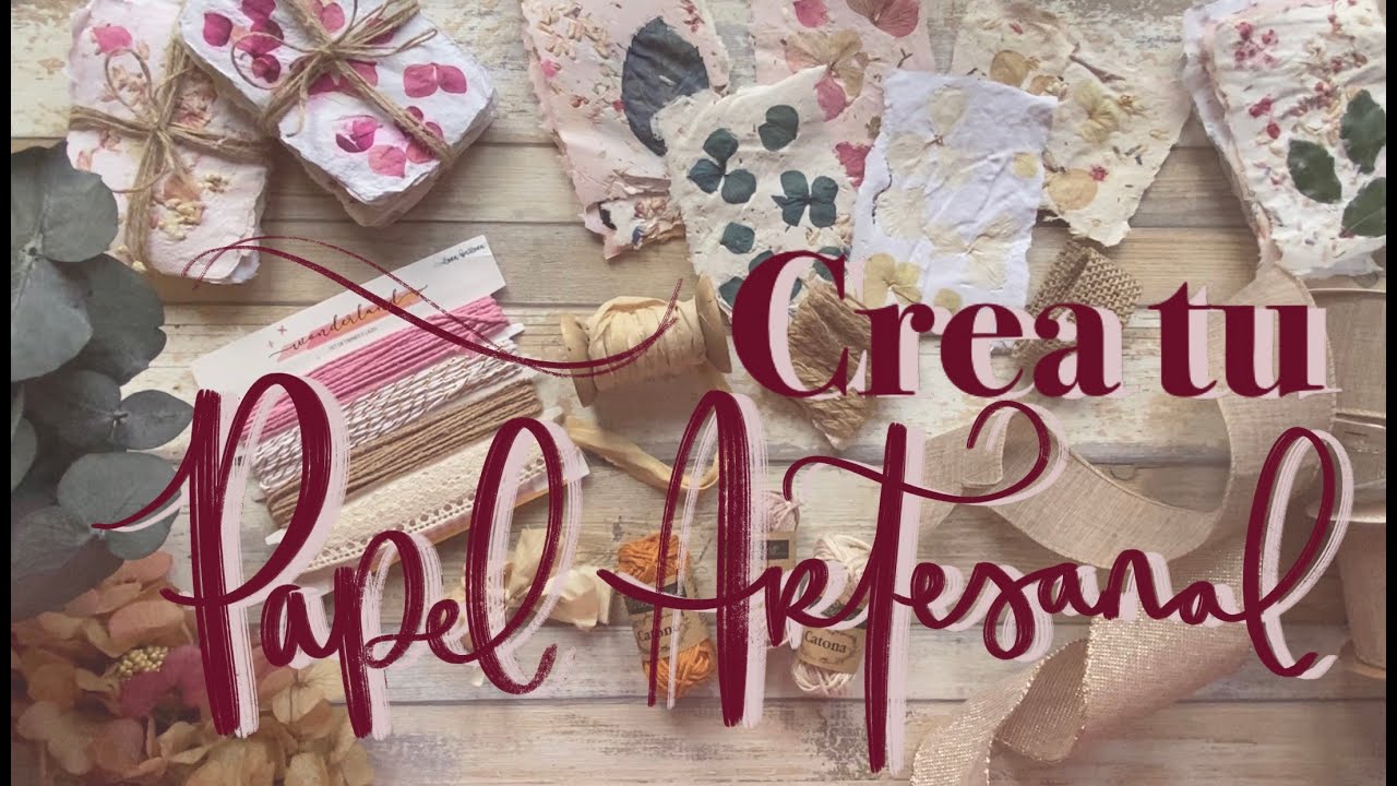 HAZ PAPEL ARTESANAL con PAPEL USADO |  CÓMO RECICLAR PAPEL EN CASA ❤️  FÁCIL, RÁPIDO Y PRECIOSO !