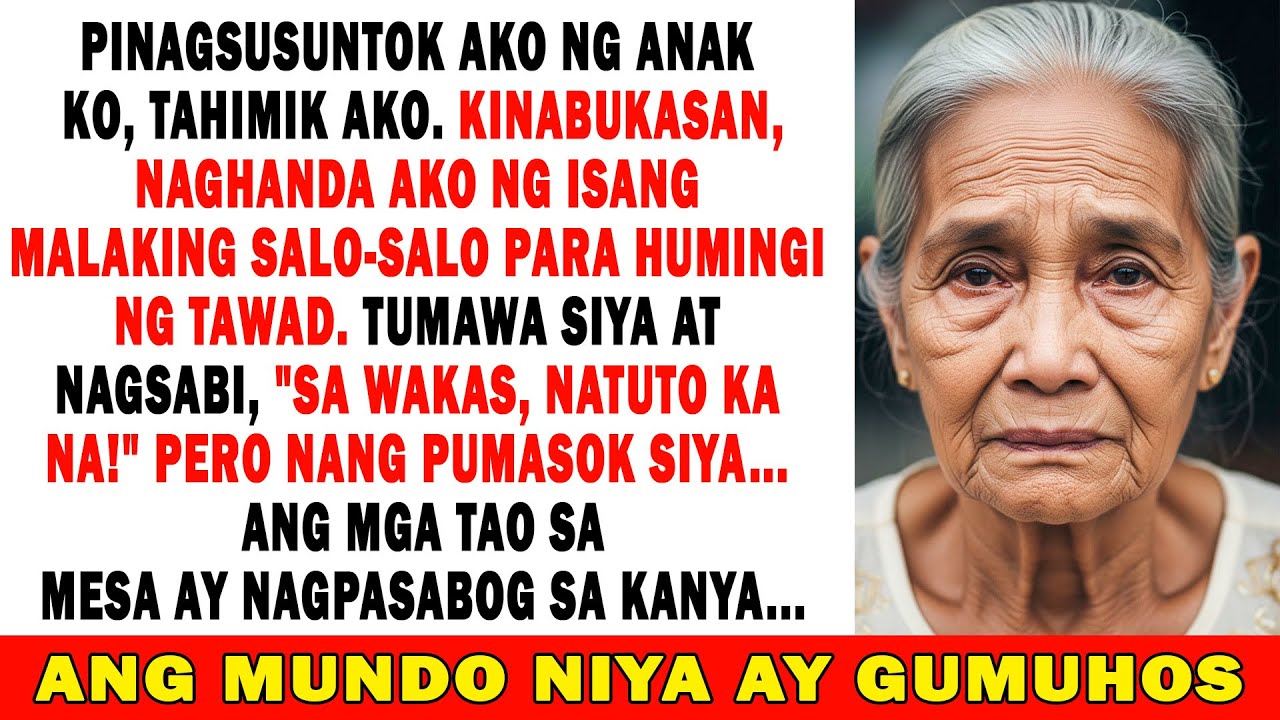Pinalo Ako Ng Anak Ko Tahimik Lang Ako. Naghanda Ako Ng Pagkain Para Mag-sorry. Pero Pagpasok Niya..