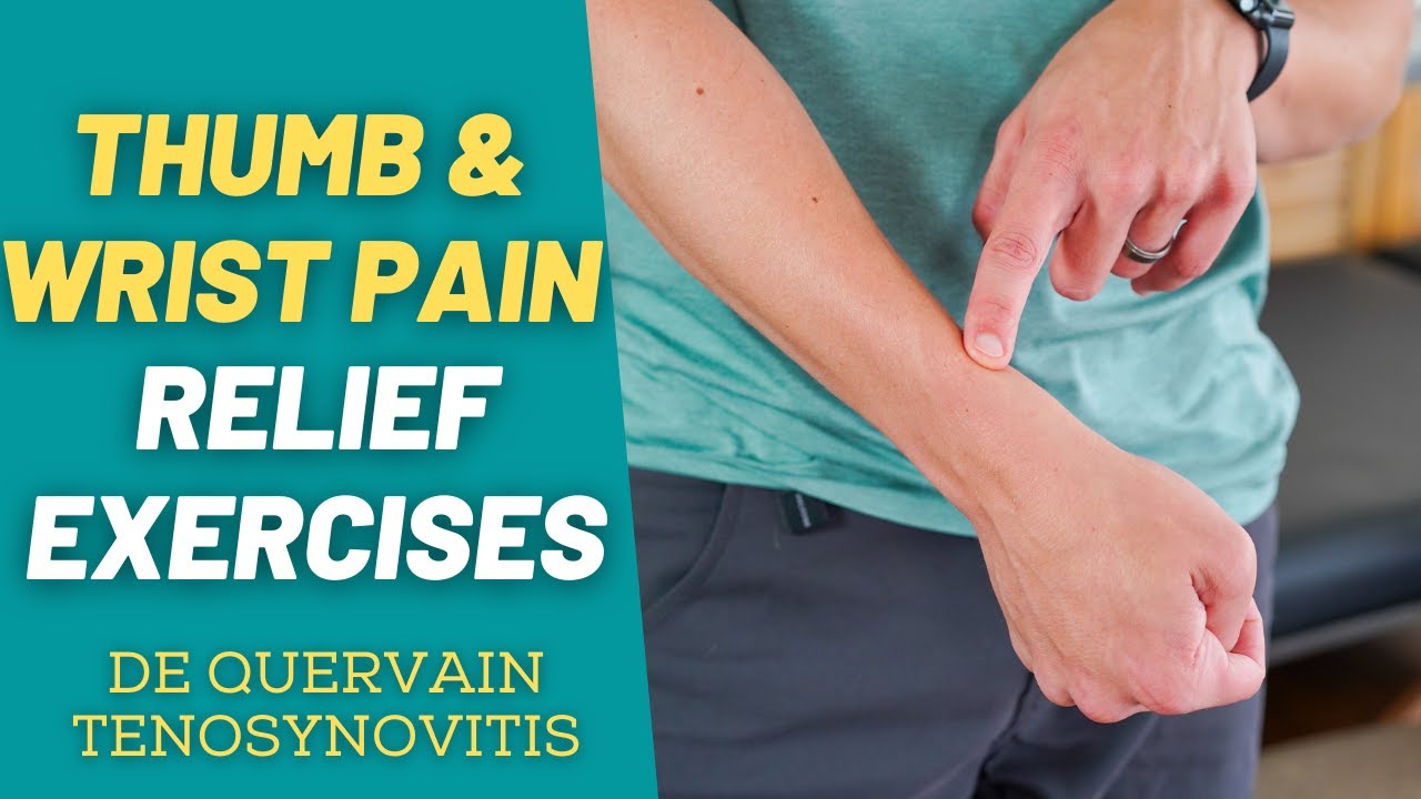 8 BEST Exercises to Relieve Thumb & Wrist Pain (De Quervain Tenosynovitis) | PT Time with Tim