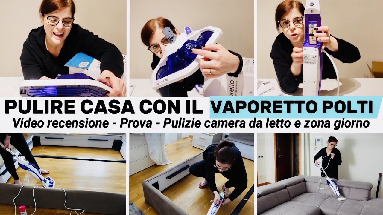 🎀SCOPA A VAPORE POLTI SV440 DOUBLE🌸 - RECENSIONE E PULIZIE ESTREME DI CASA 🏡- Alessandravi2021