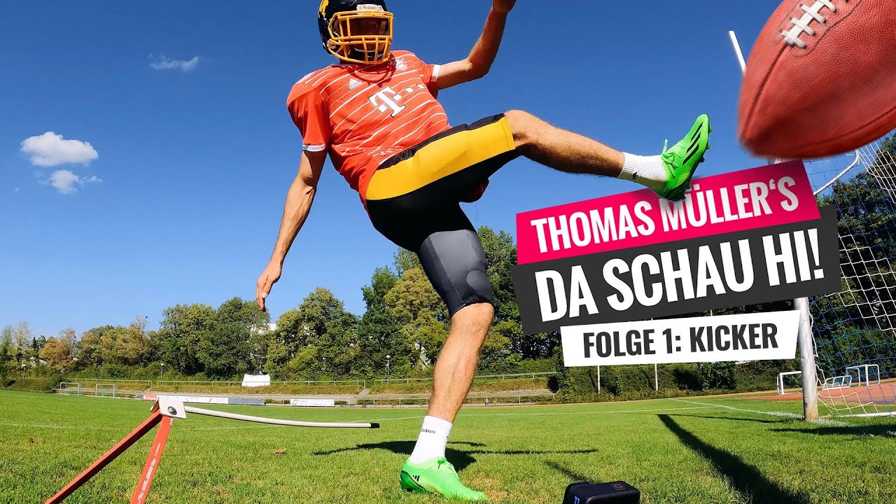 Thomas Müller beim American Football – Folge 1: Kicker