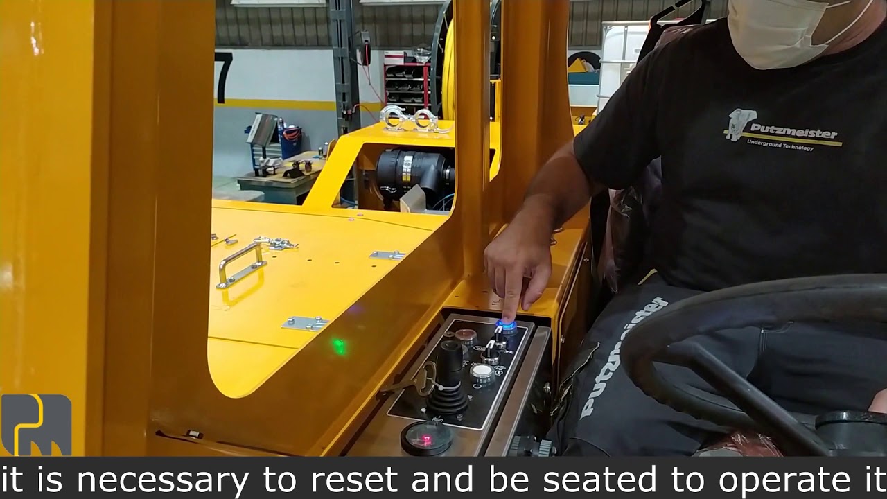 Putzmeister: Wetkret 5 Cable Reel Operation (local)