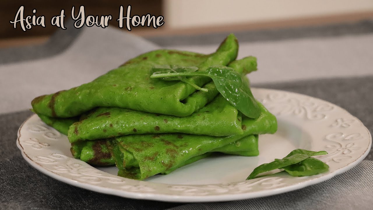 Spinach pancakes