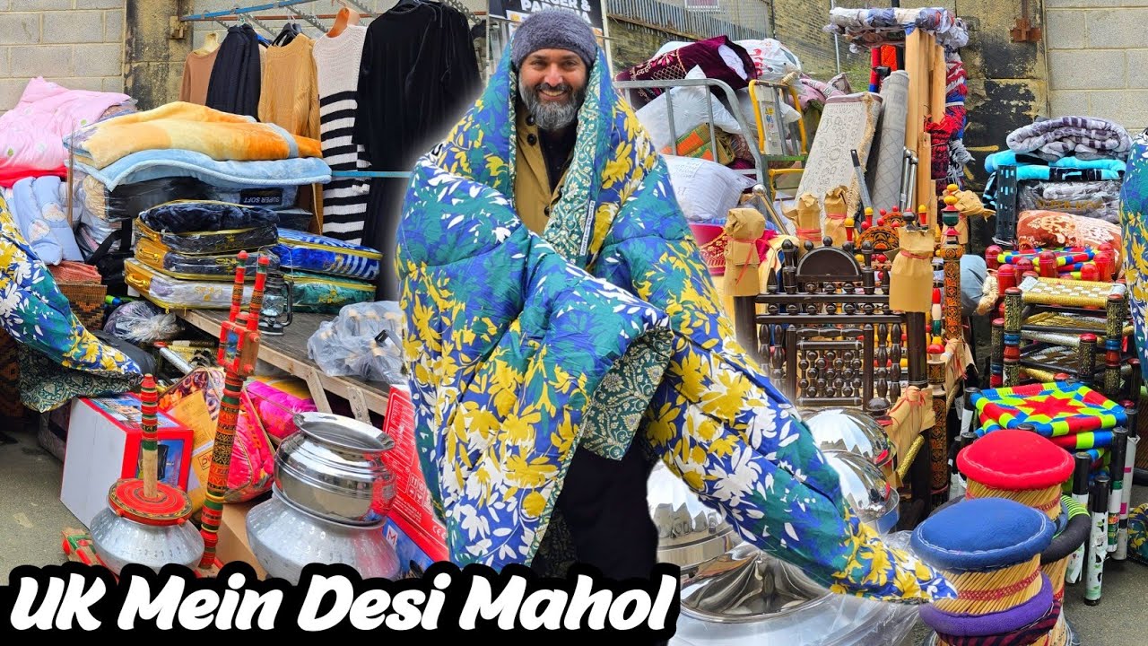 Winter Clothes Shopping With Wife in Cannon Mills Bradford | Enjoying Desi Breakfast