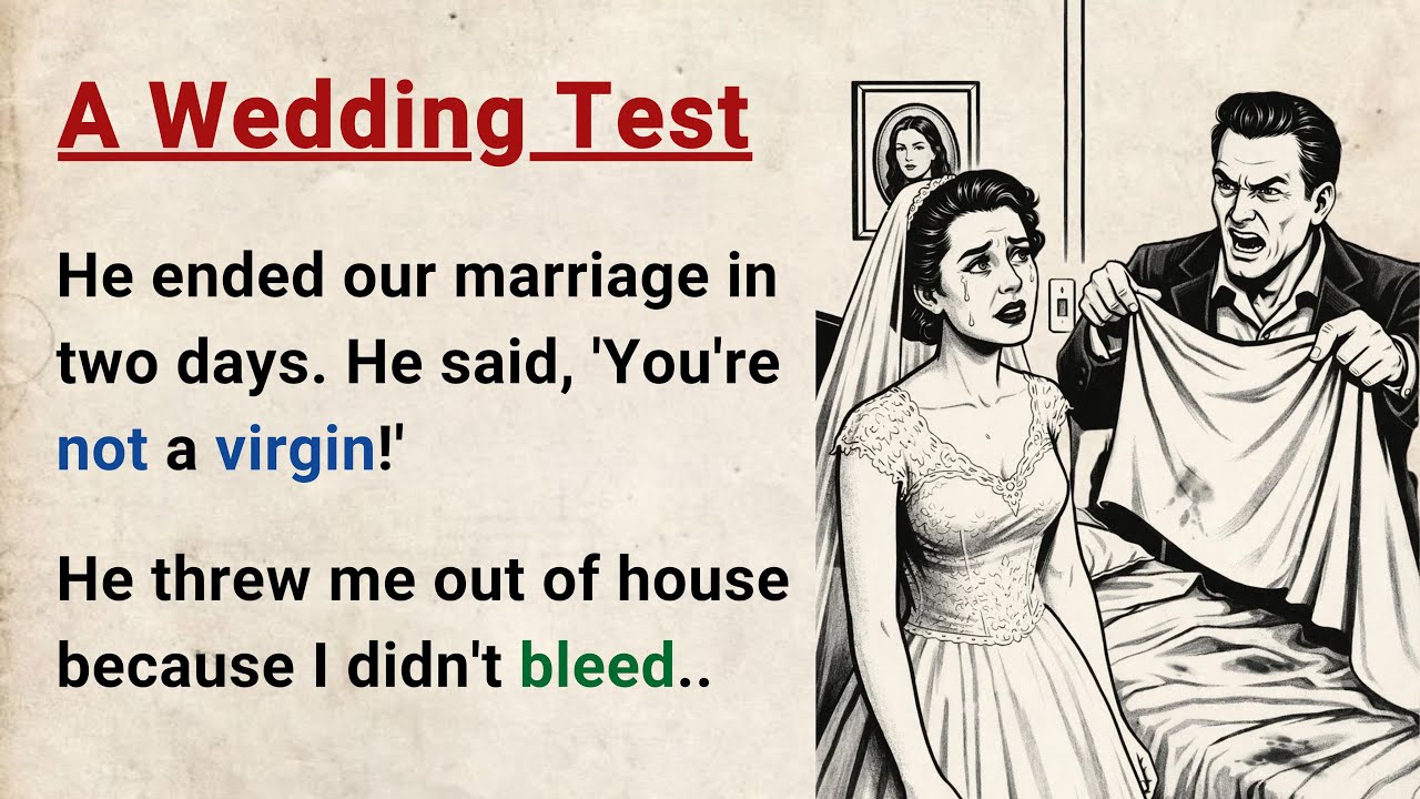 Learn English through Stories Level 3 ⭐ Wedding Test - Emotional English Story for Listening Practic