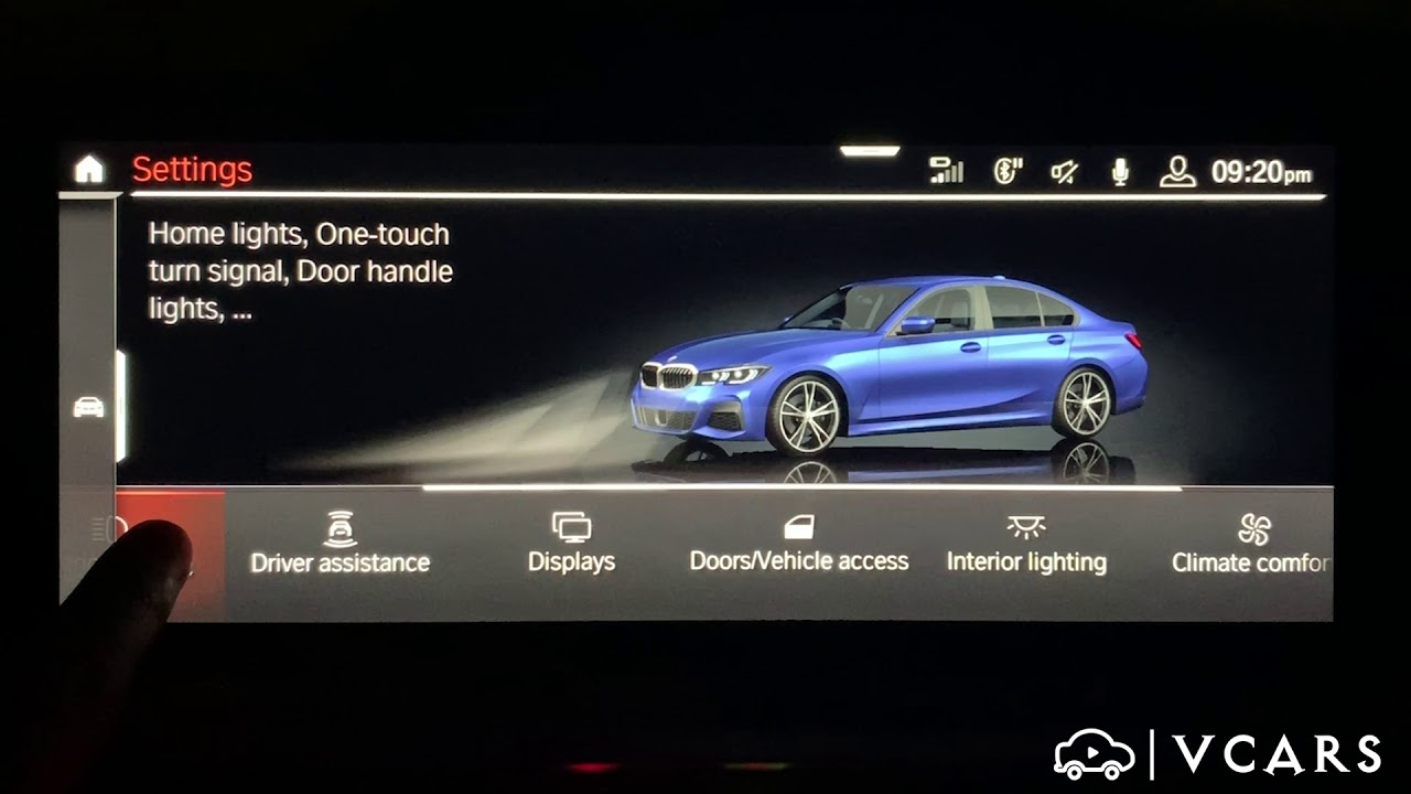 BMW iDrive 7 - Driving Data, Vehicle settings and personalised configurations on iDrive 7 system