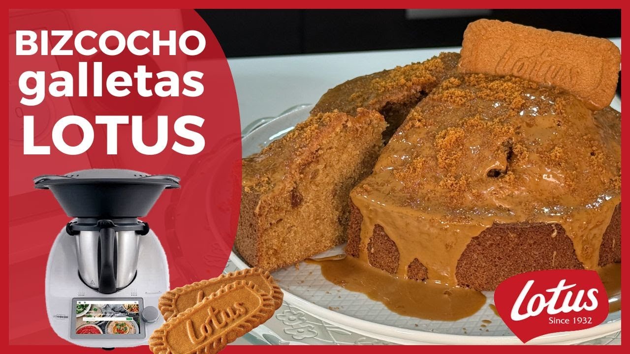 BIZCOCHO de galletas LOTUS 🥧​ con THERMOMIX ✅​ | El postre PERFECTO más ESPECTACULAR 🤩​