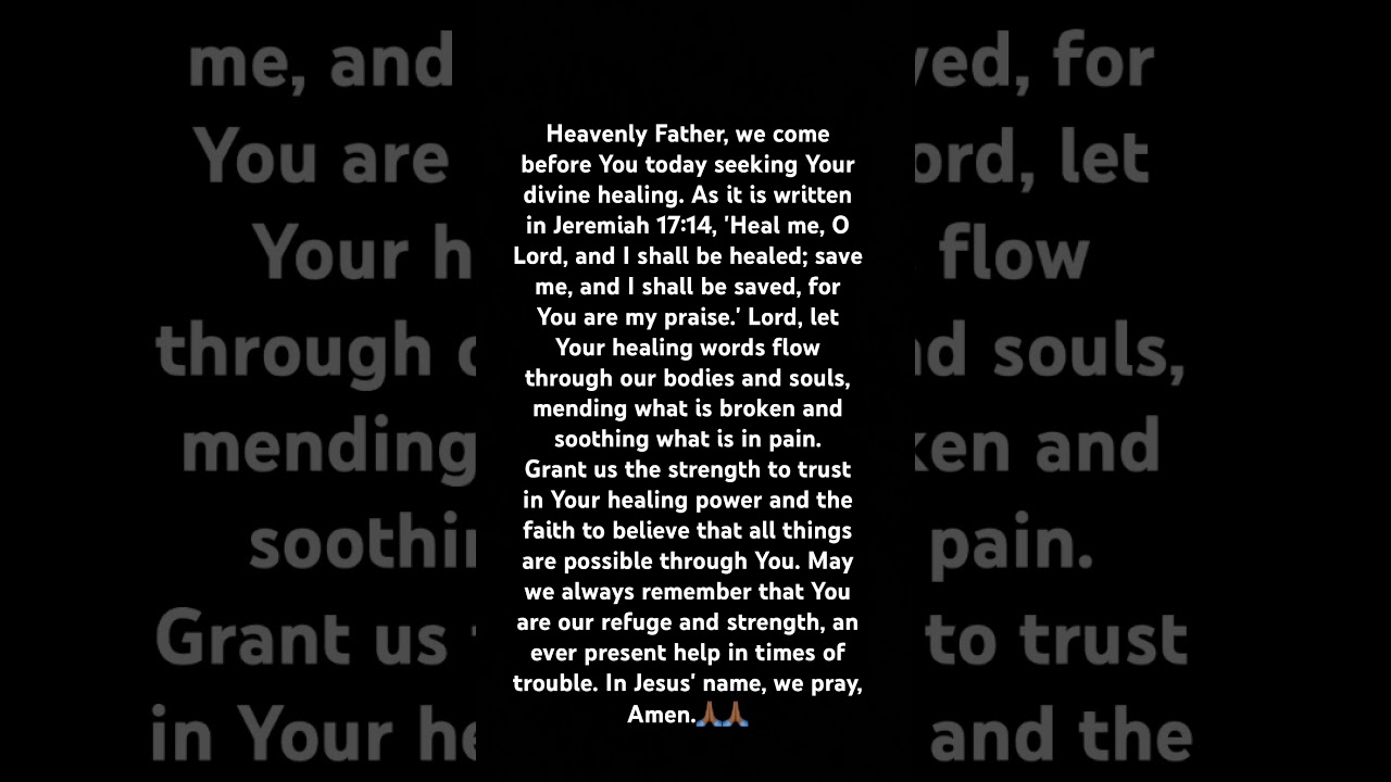 Jeremiah 17:14 Amen 🙏🏾🙏🏾
