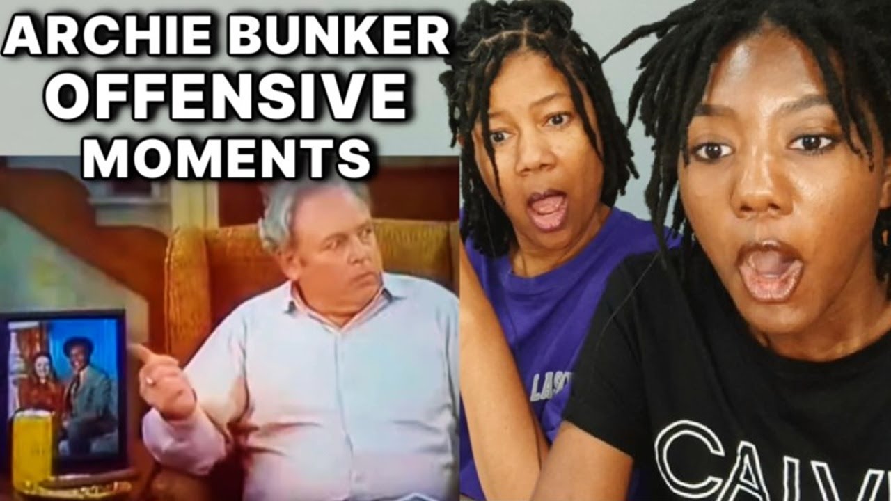 Archie Bunker's Most Offensive Moments | Mother Daughter All in the Family Reaction