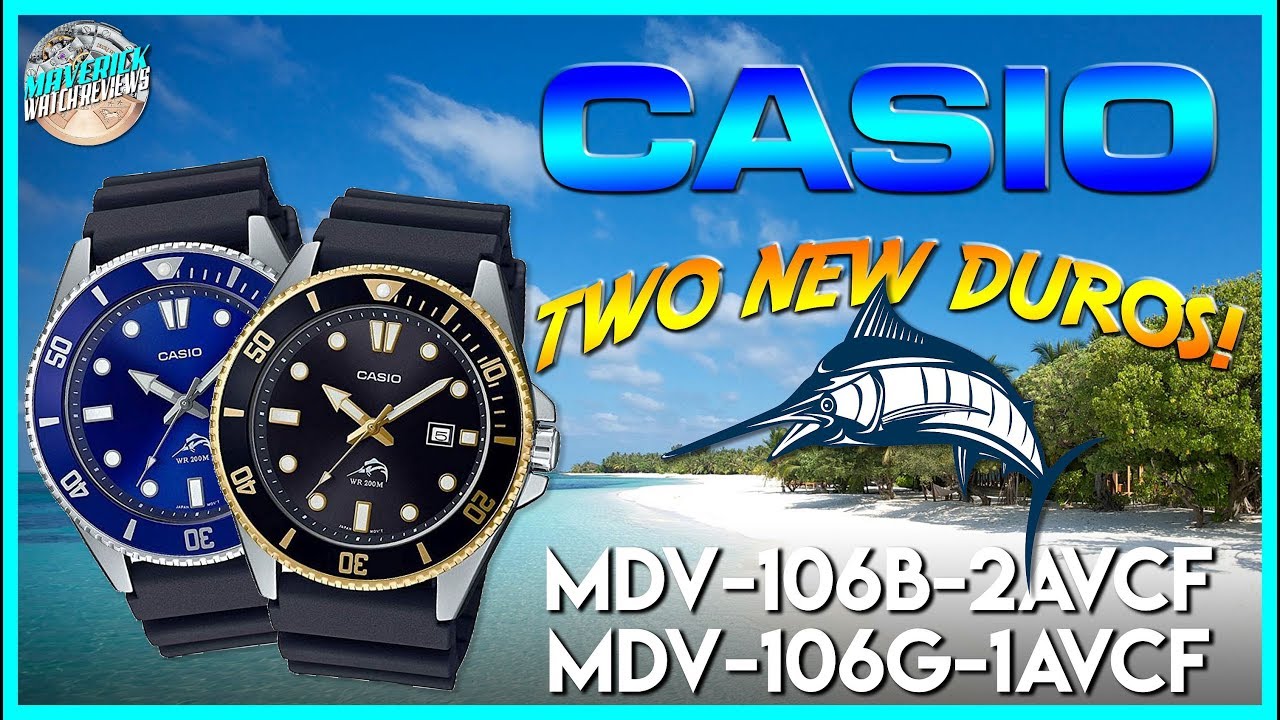 Два новых Duros! | Бюджетные часы Casio получили обновление MDV-106B-2AVCF | Распаковка и обзор M...