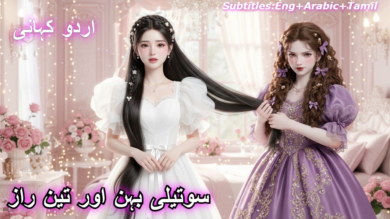 &ldquo;The Stepsister&rsquo;s 3 Secrets | Hindi Urdu Fairy Tales | Princess Story ✨&rdquo;