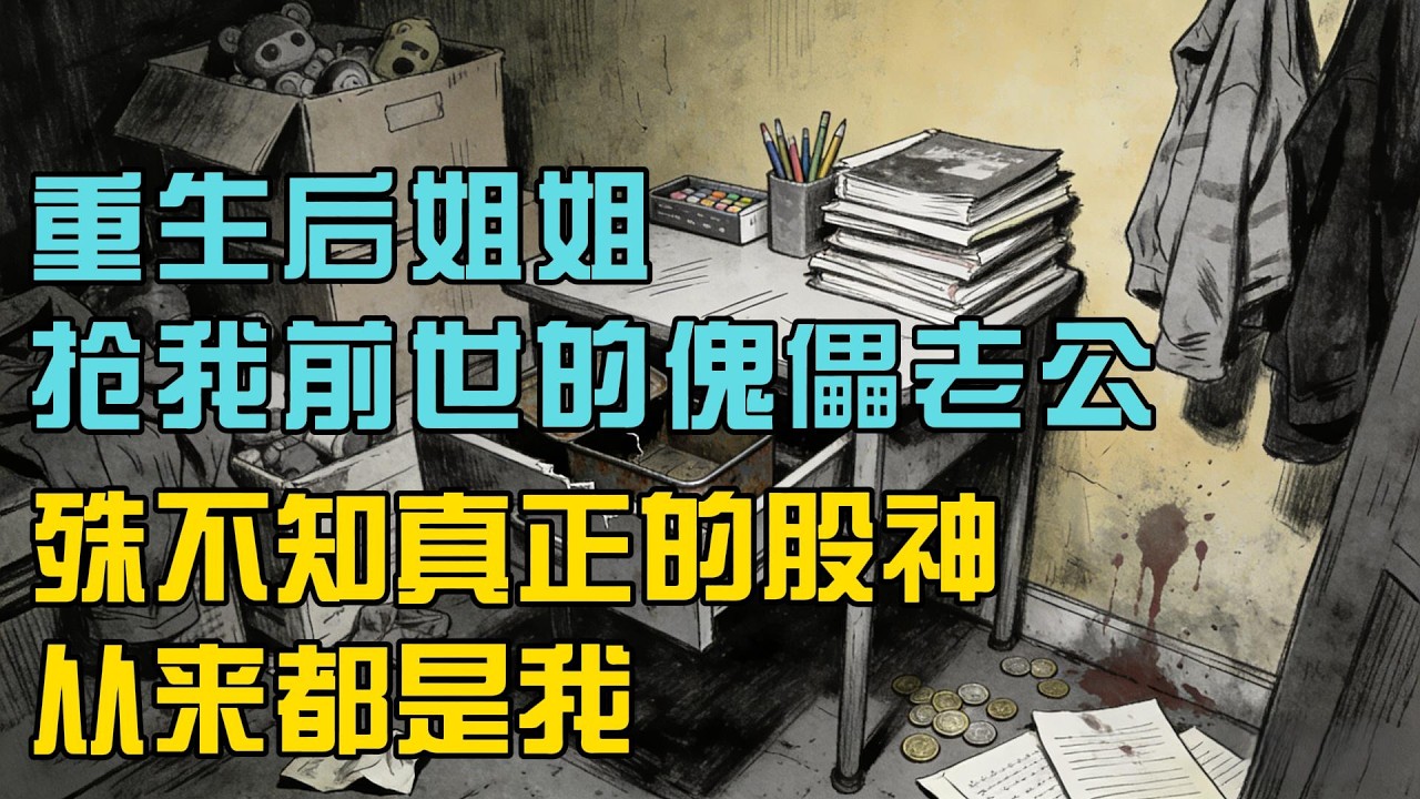 【50分鐘看完一篇完結爽文】上一世姐姐逼我嫁給又醜又窮的小混混。十年後小混混成了股神，我也跟着享盡富貴。重生後，姐姐不惜一切代價的要跟他結婚。可她不知道真正的股神是我……