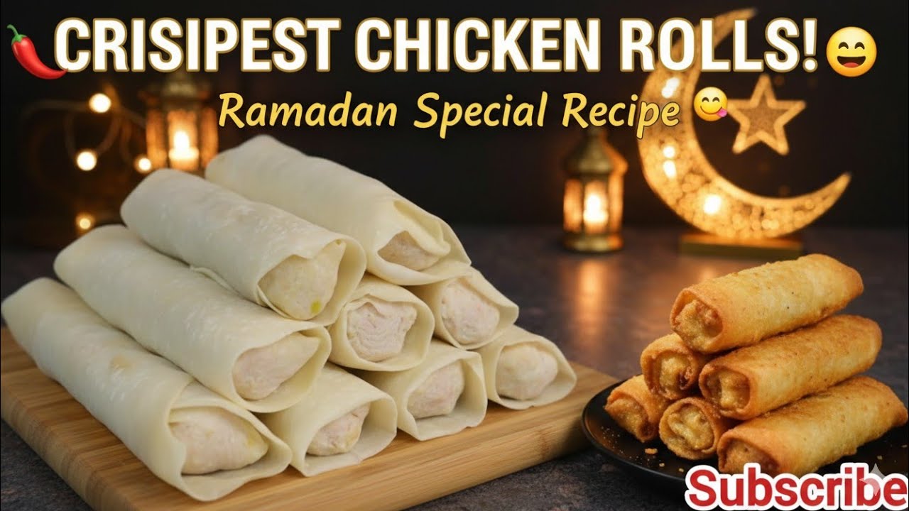 HOW TO MAKE DELICIOUS 😋 CHICKEN ROLLS - STEP BY STEP #RAMZAN #SERIES #EP 2