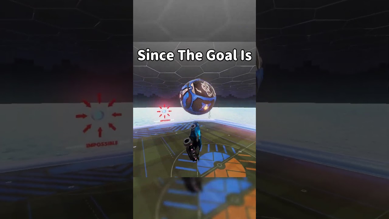 Freestyling On This IMPOSSIBLE Goal 🤯 #rocketleague