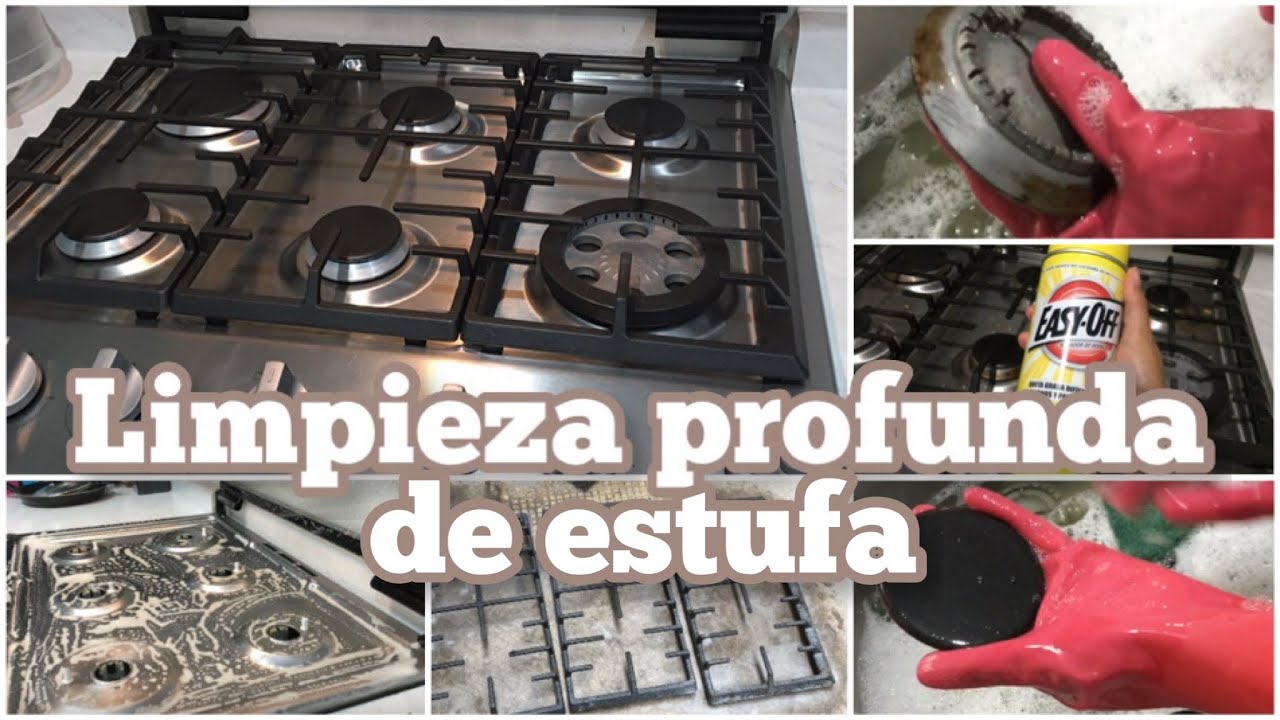 🧽LIMPIEZA PROFUNDA de ESTUFA | Quitando grasa de parrillas fácilmente con Easy Off 💯| Adri en casa