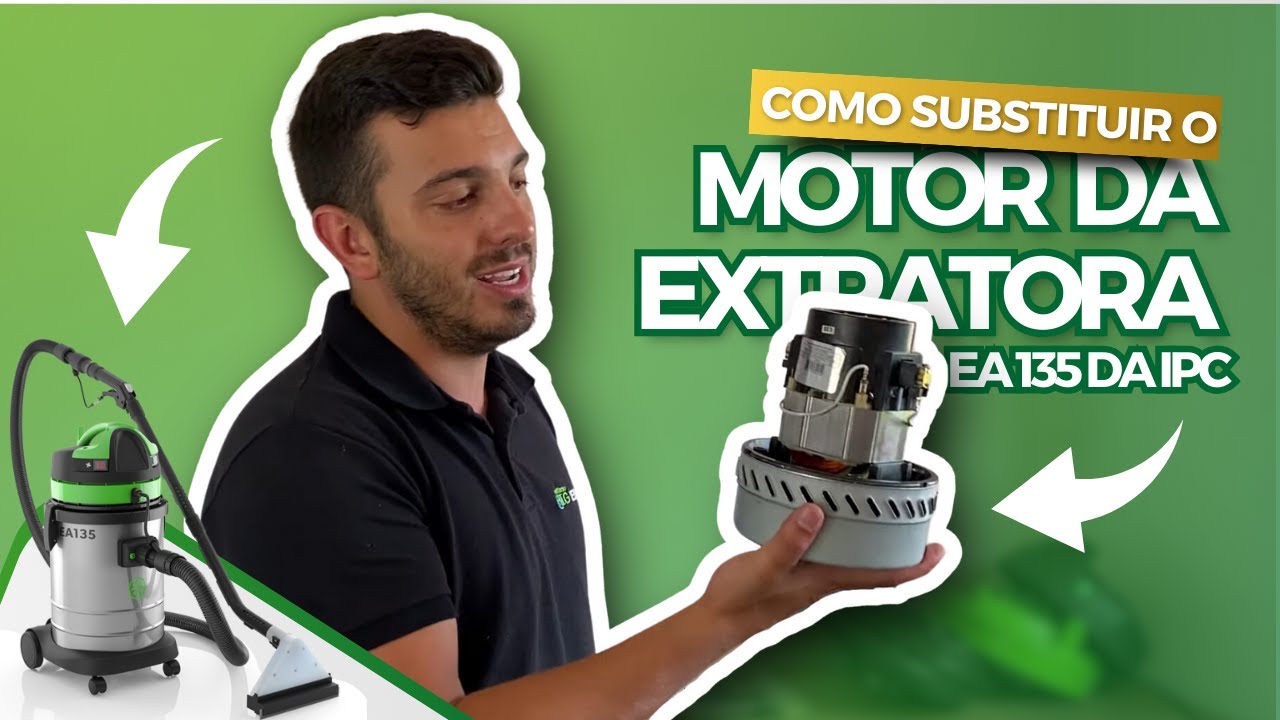 Como substituir o motor da extratora EA 135 da IPC   Dicas e o passo a passo!