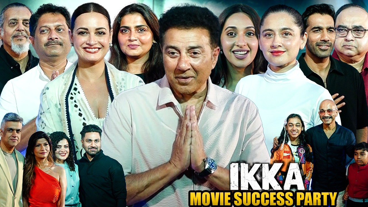 IKKA Movie Success Party | Sunny Deol,Dia Mirza,Sanjeeda Shaikh,Vijay Vikram Singh | Netflix India