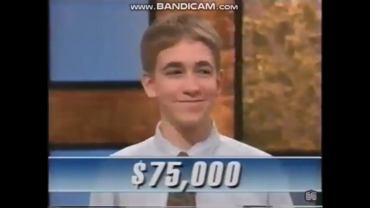 Final Jeopardy (2/8/2005; ft. John McCain): Michael Braun is the winner of the 2005 Teen Tournament