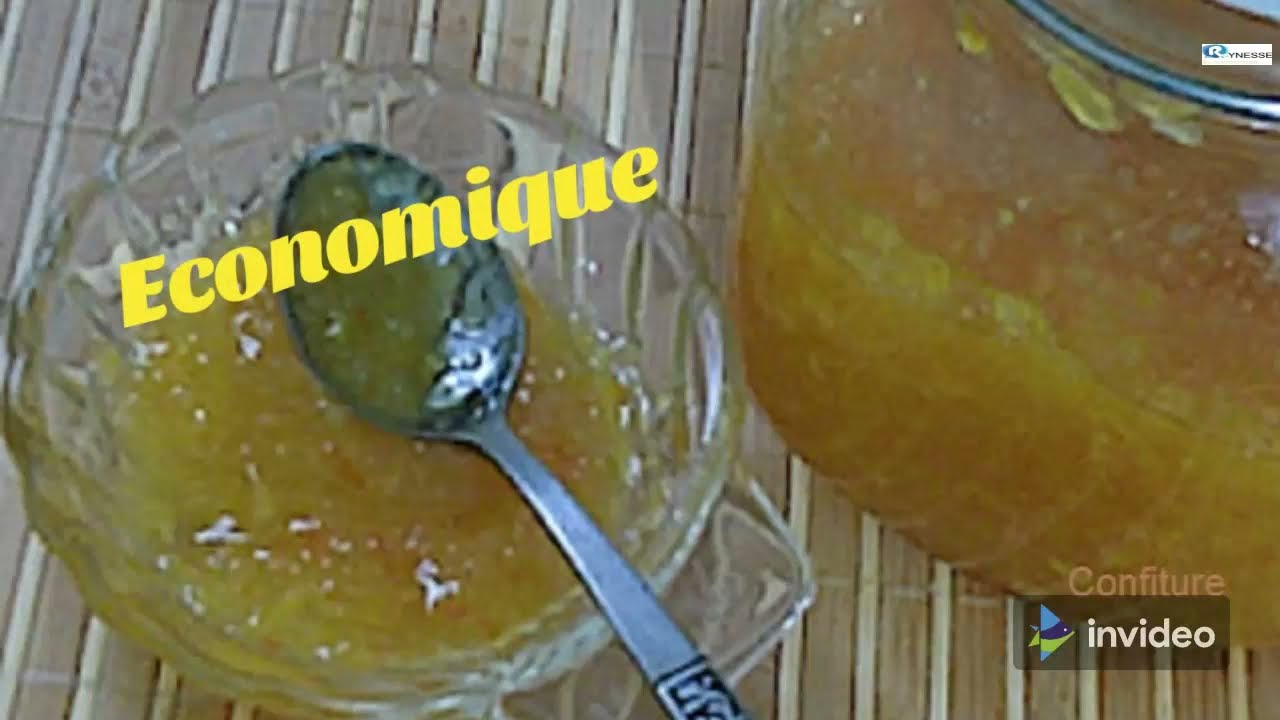 Confiture sans conservateur, avec 1 orange et 1 seul citron