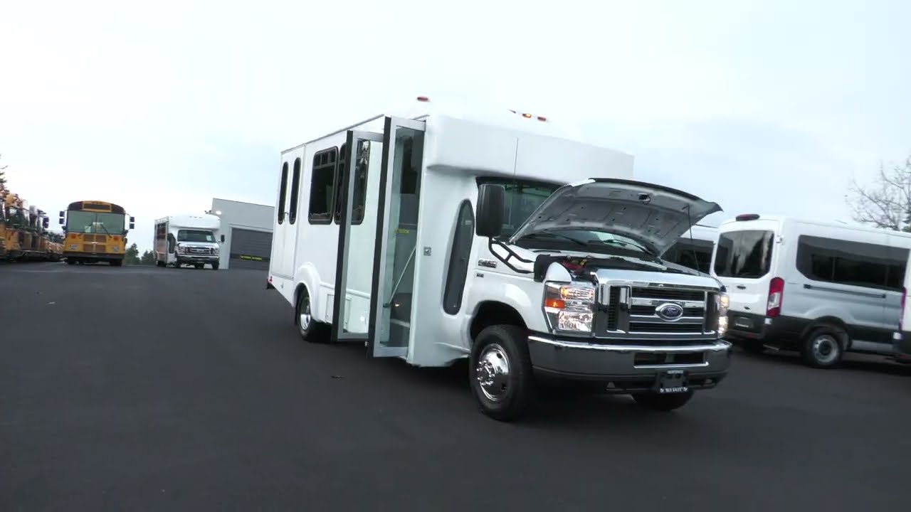 2016 Ford Goshen 10 Passenger + 2 Wheelchair ADA Shuttle Bus - S29924