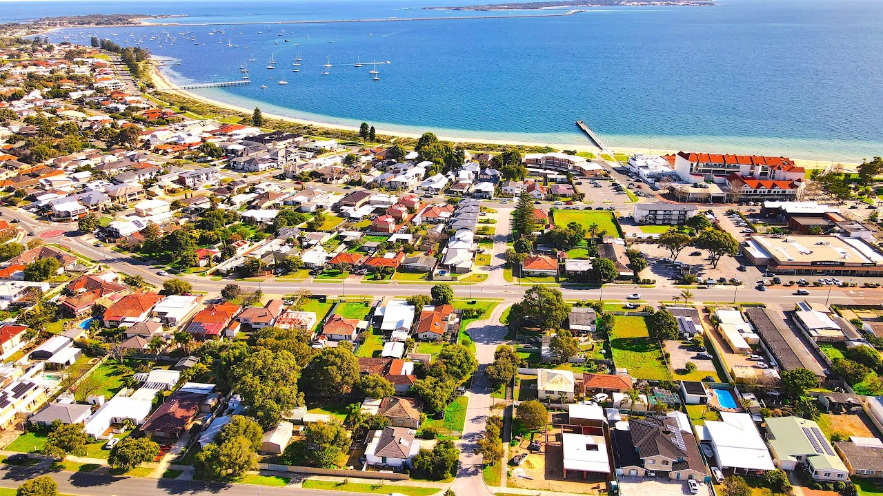 Flying Rockingham Perth Australia|4K HDR ｜Phong cảnh  Úc｜Rockingham｜Rockingham wa|