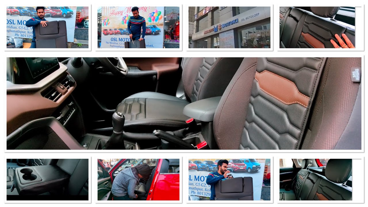 Brezza 2022 Seat Cover Installation I Maruti Genuine Seat Cover for New Brezza I #brezza #brezza2022