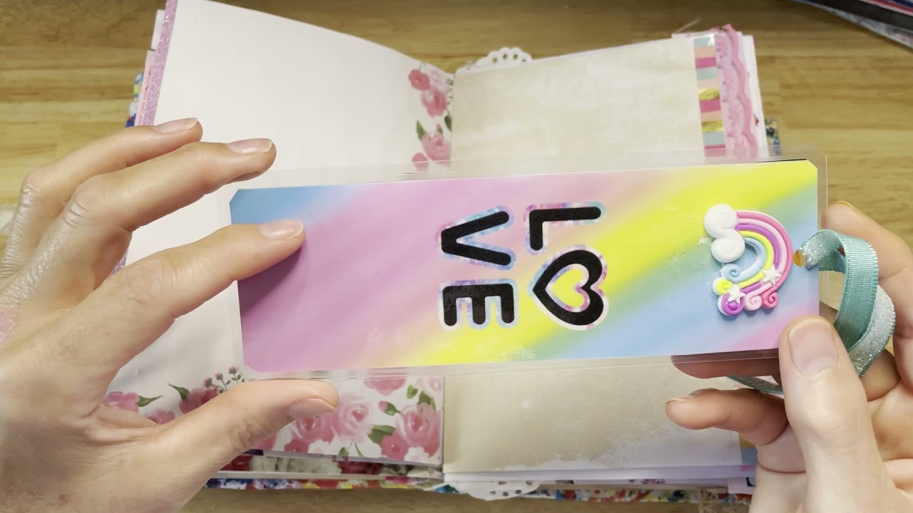 ASMR Junk Journal **Splendor Page by TINGLY Page look through !