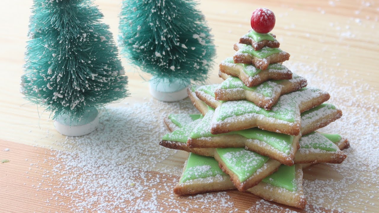 Stacked Christmas Tree Cookie | Christmas Tree Cookies | How to Make Christmas Tree Stacked Cookies