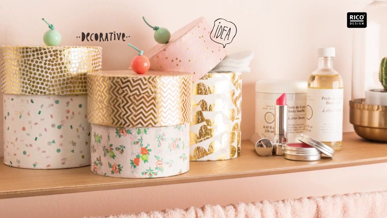 DIY Anleitung: h&uuml;bsche Aufbewahrungsboxen einfach gestalten mit Paper Patch