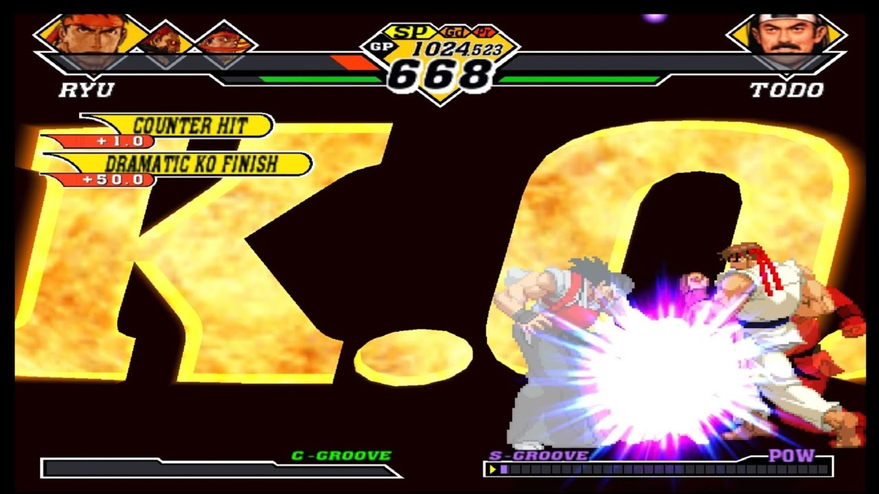 Capcom Vs. SNK 2 my double arcade run without losing a continue(original/2K25 OST) defult difficulty