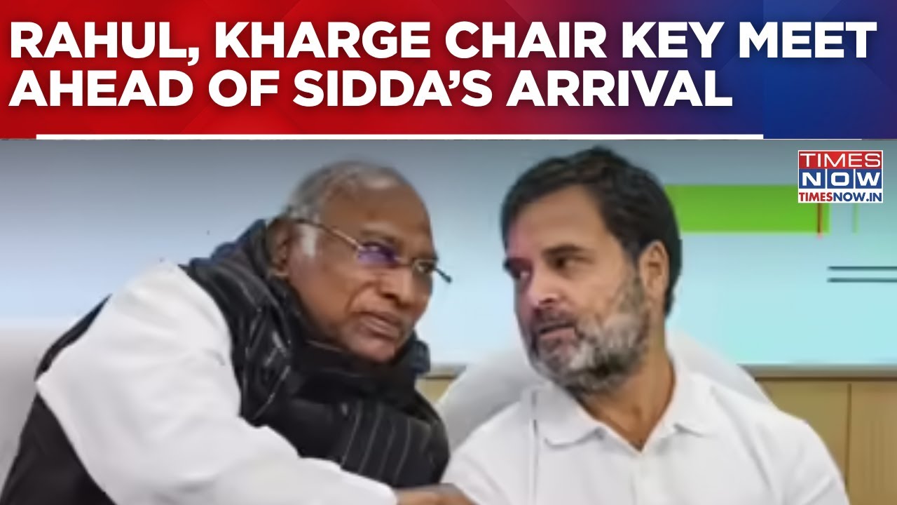 Congress High Command Holds Crucial Meeting Ahead Of Siddaramaiah&rsquo;s Delhi Arrival
