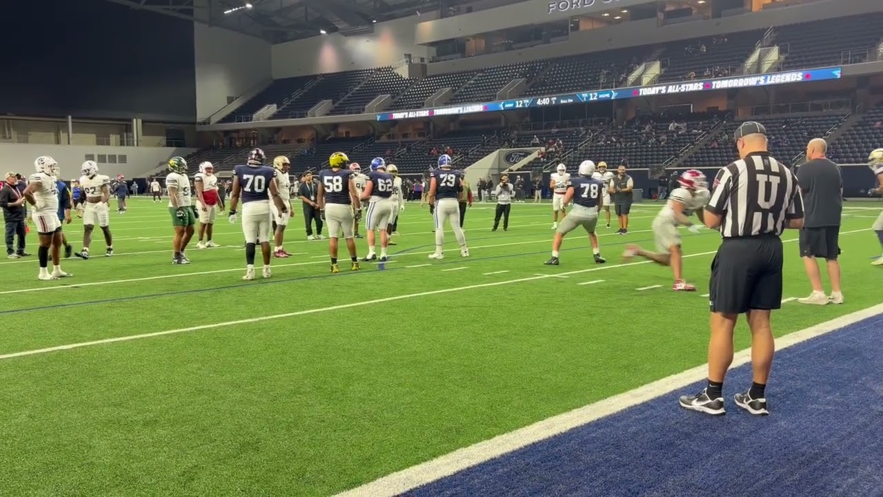 East-West Shrine Bowl 1v1: OL vs DL (East Team) - Part 2